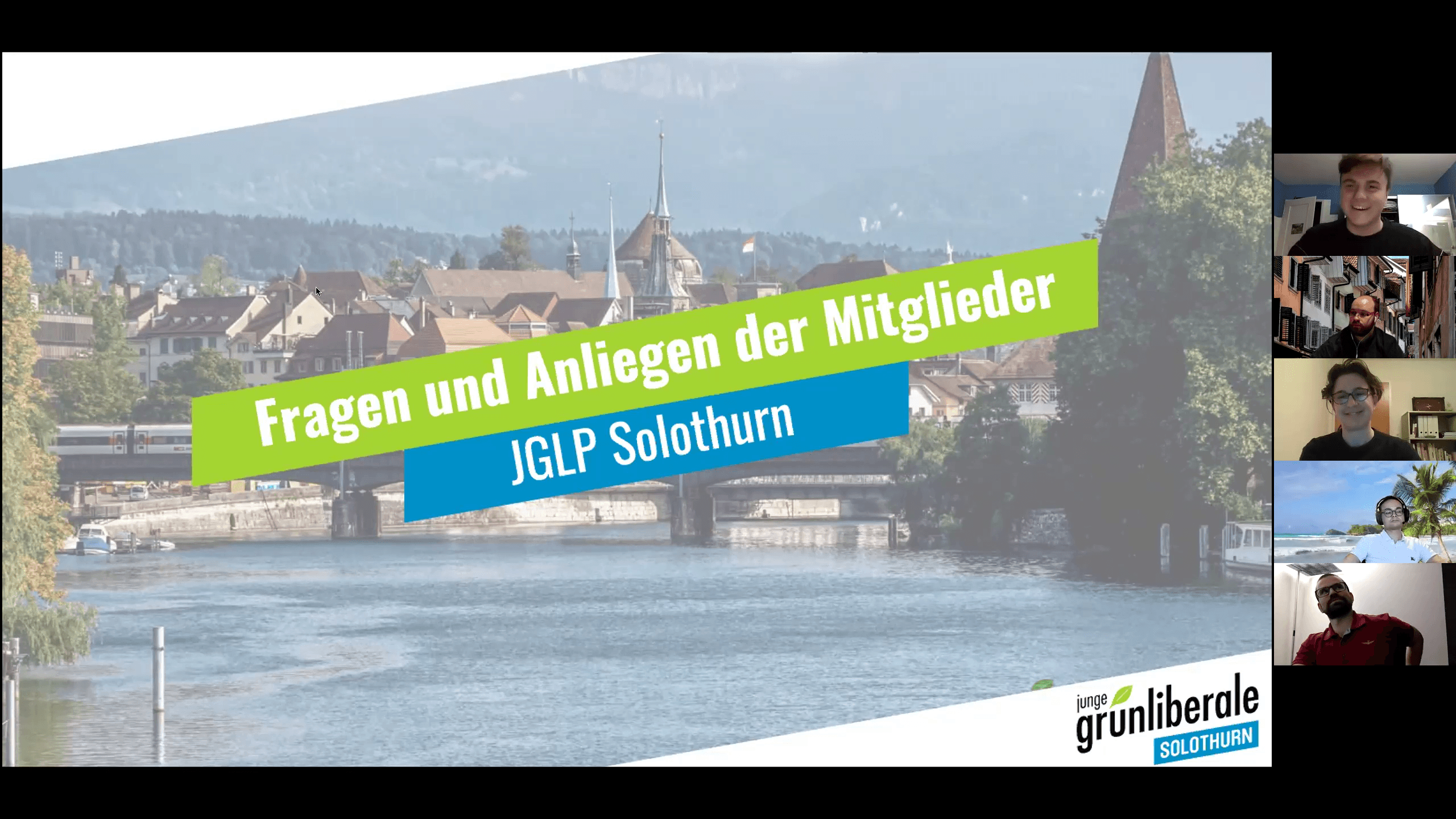 Die Junge Grünliberale Partei Kanton Solothurn (jglp SO) feiert ihren ersten Geburtstag!